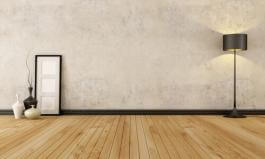 קיר צבוע באפקט "סווד" המתאים לחדרי-מגורים וחדרי-שינה